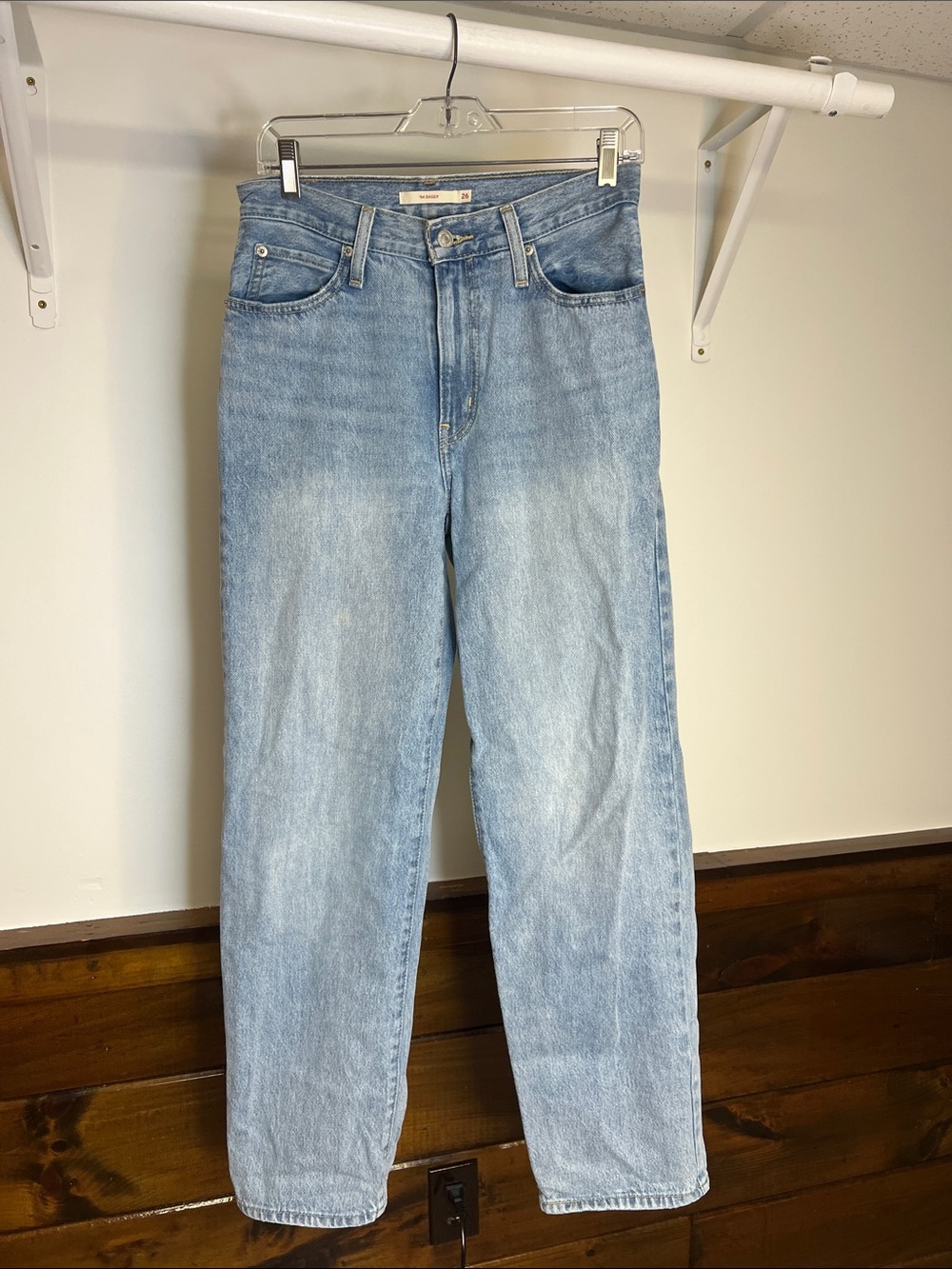 Levi’s ‘94 Baggy Light Wash High-Rise Straight‎ Jeans- 2
